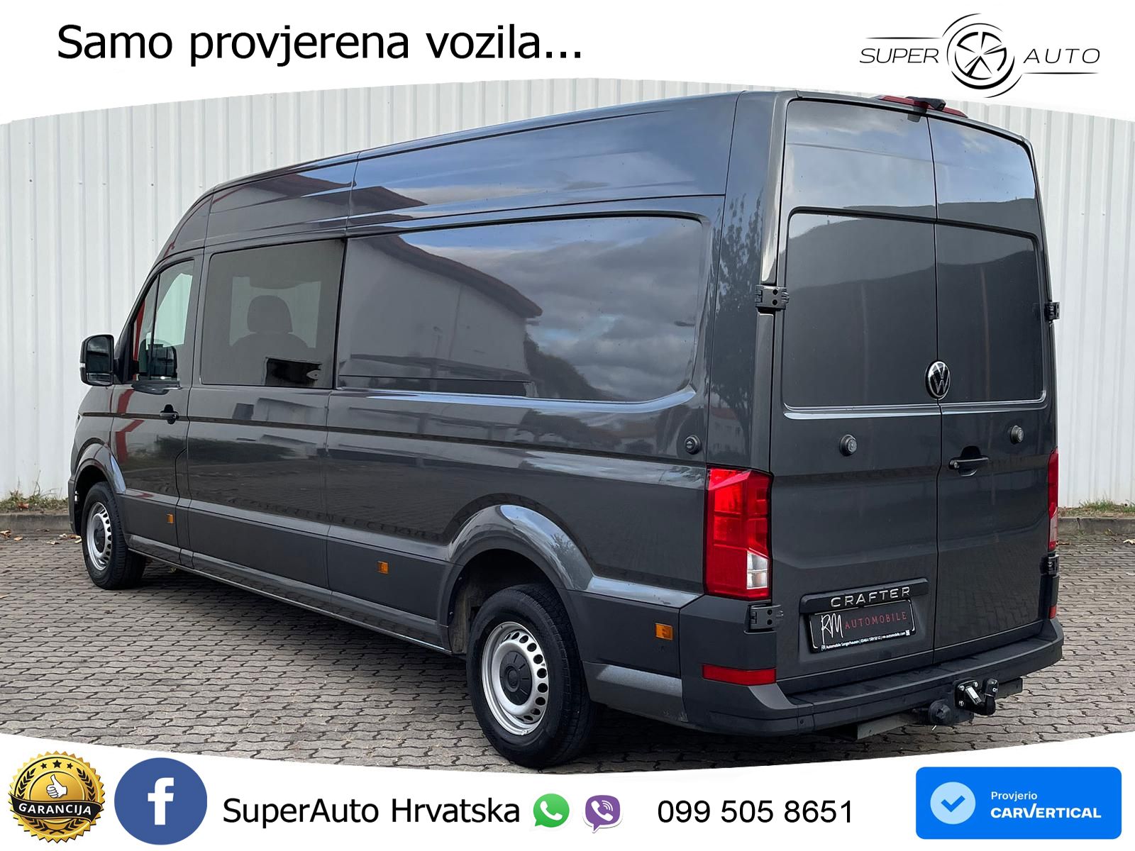 Volkswagen Crafter MIXTO 35 L4H3 DAB AHK oh.Schäden 5J.Gar 177 KS