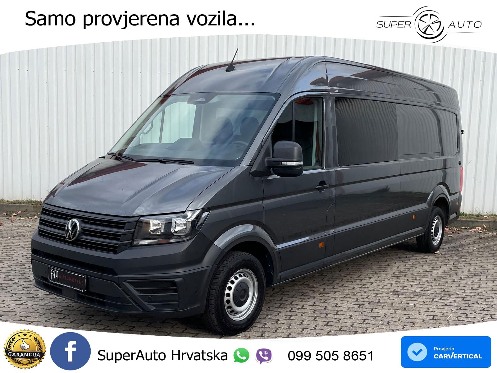 Volkswagen Crafter MIXTO 35 L4H3 DAB AHK oh.Schäden 5J.Gar 177 KS