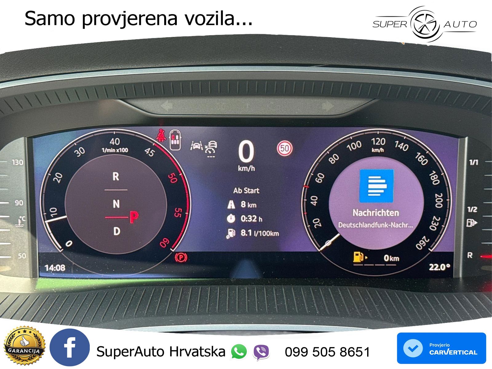 Škoda Octavia Combi 2.0 TDI (150 KS) DSG Selection LED+GR SJED+ACC