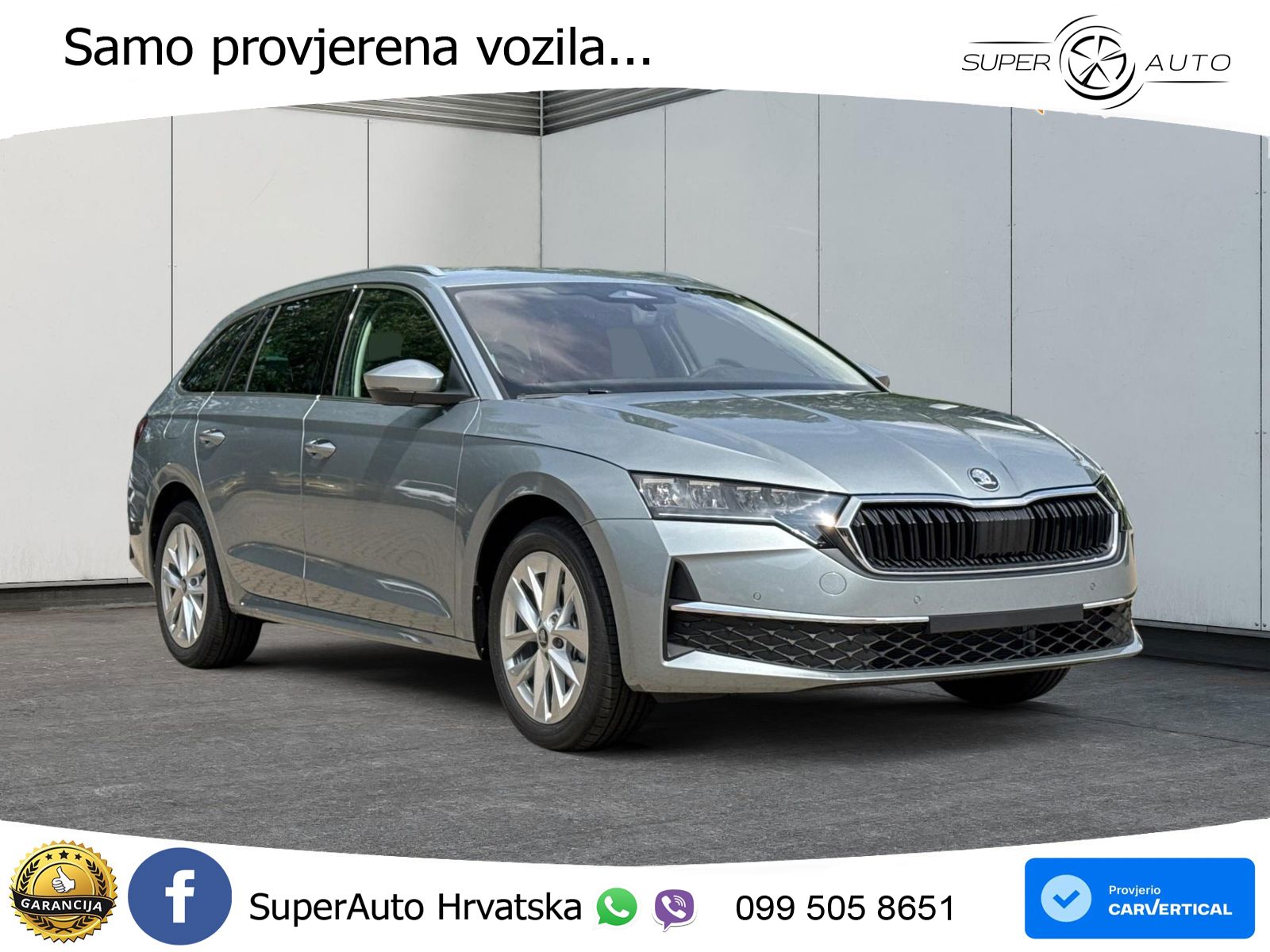 Škoda Octavia Combi 2.0 TDI (150 KS) DSG Selection LED+GR SJED+ACC
