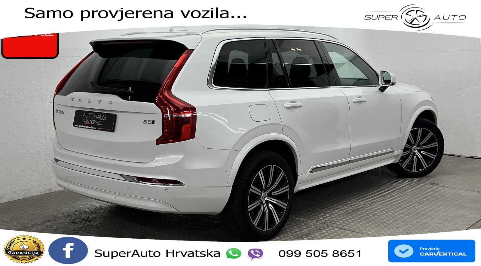 Volvo XC90 2.0 B5 Diesel AWD Automatic ACC+GR SJED+360+PANO