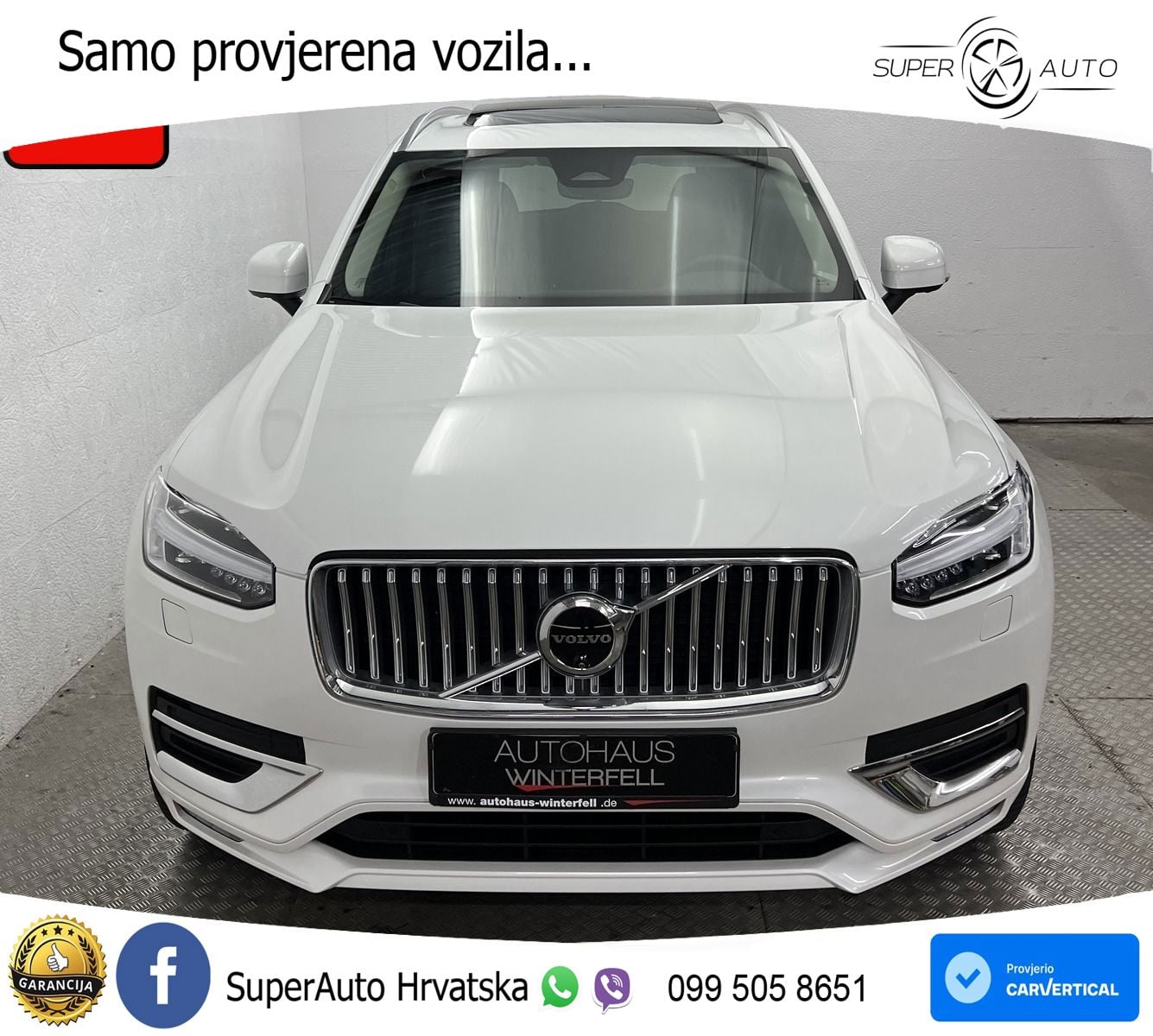 Volvo XC90 2.0 B5 Diesel AWD Automatic ACC+GR SJED+360+PANO