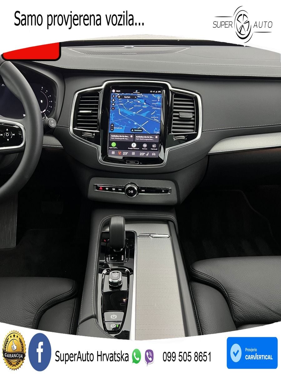 Volvo XC90 2.0 B5 Diesel AWD Automatic ACC+GR SJED+360+PANO
