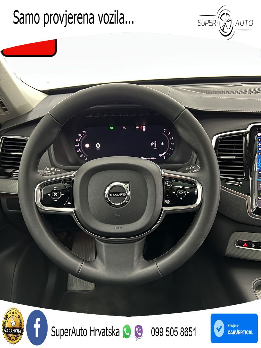 Volvo XC90 2.0 B5 Diesel AWD Automatic ACC+GR SJED+360+PANO