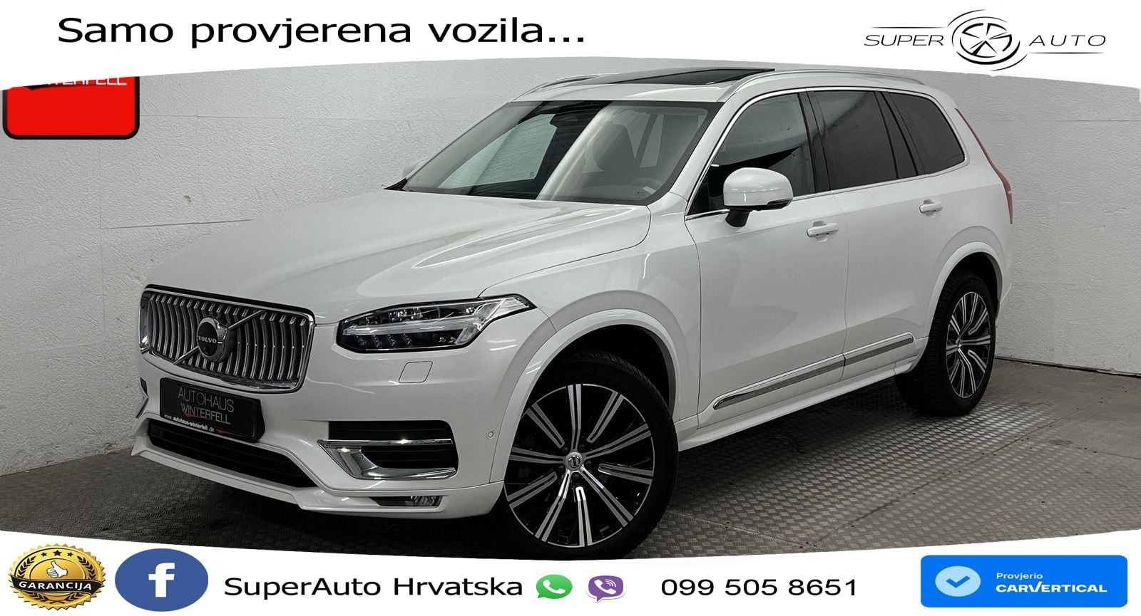 Volvo XC90 2.0 B5 Diesel AWD Automatic ACC+GR SJED+360+PANO