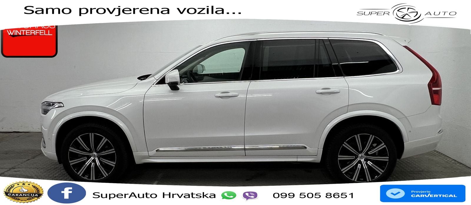 Volvo XC90 2.0 B5 Diesel AWD Automatic ACC+GR SJED+360+PANO