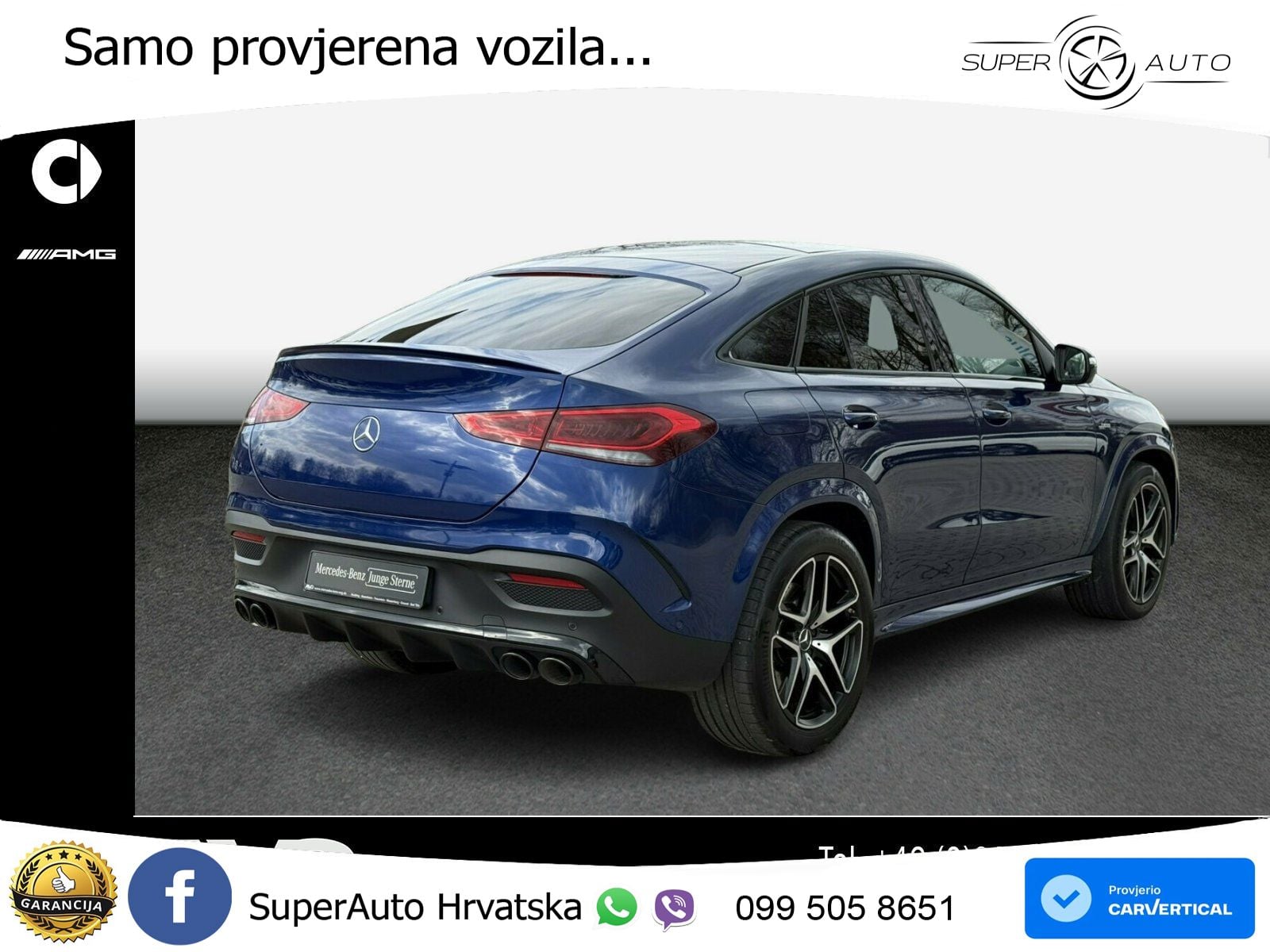 Mercedes AMG GLE Coupe 53 (435 KS) EQ Boost 4MATIC+ AMG SPEEDSHIFT TCT 9G ACC+HEAD+GR SJED+360+PANO