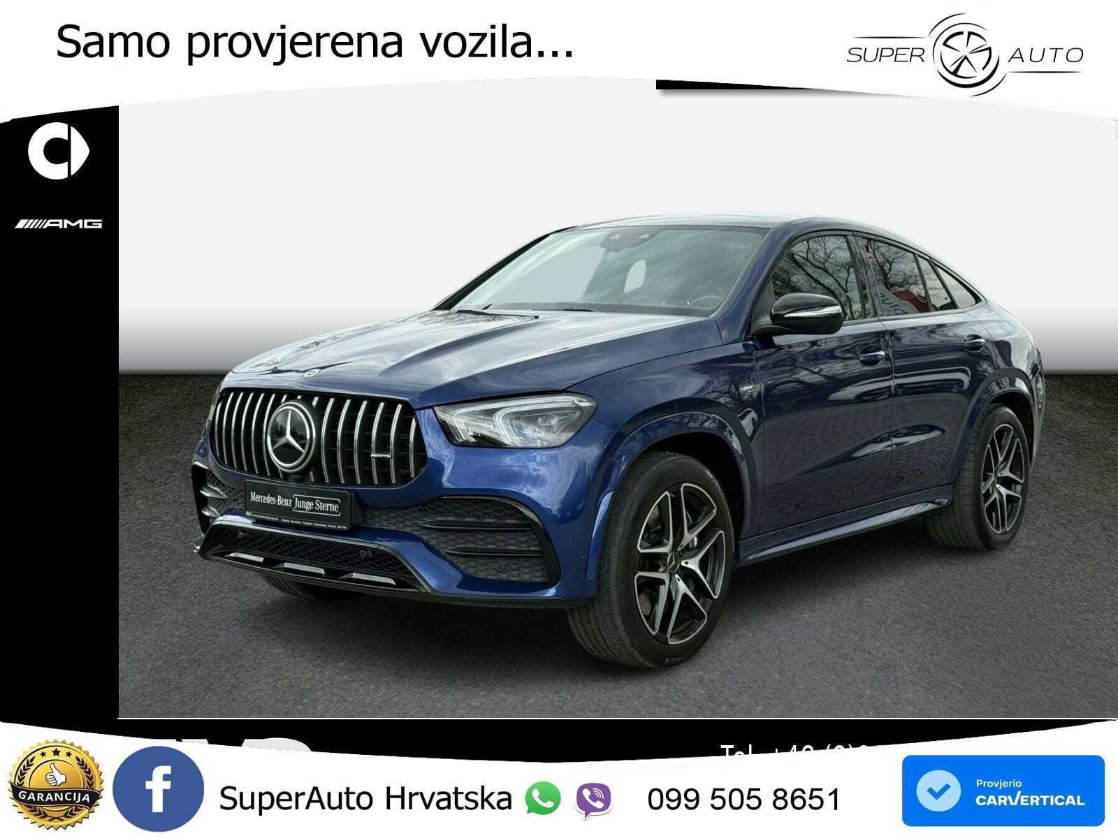 Mercedes AMG GLE Coupe 53 (435 KS) EQ Boost 4MATIC+ AMG SPEEDSHIFT TCT 9G ACC+HEAD+GR SJED+360+PANO