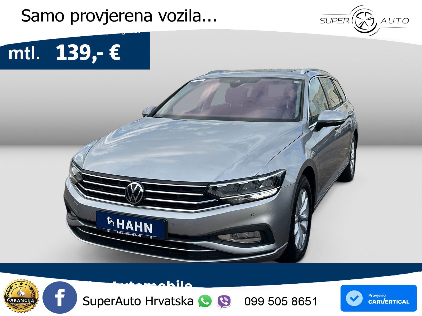 Volkswagen Passat Variant 2.0 TDI (150 KS) Business LED+GR SJED+ACC