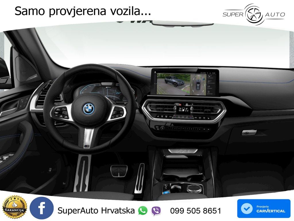BMW iX3 80 kWh (286 KS) M Sport ACC+HEAD+GR SJED+360+PANO