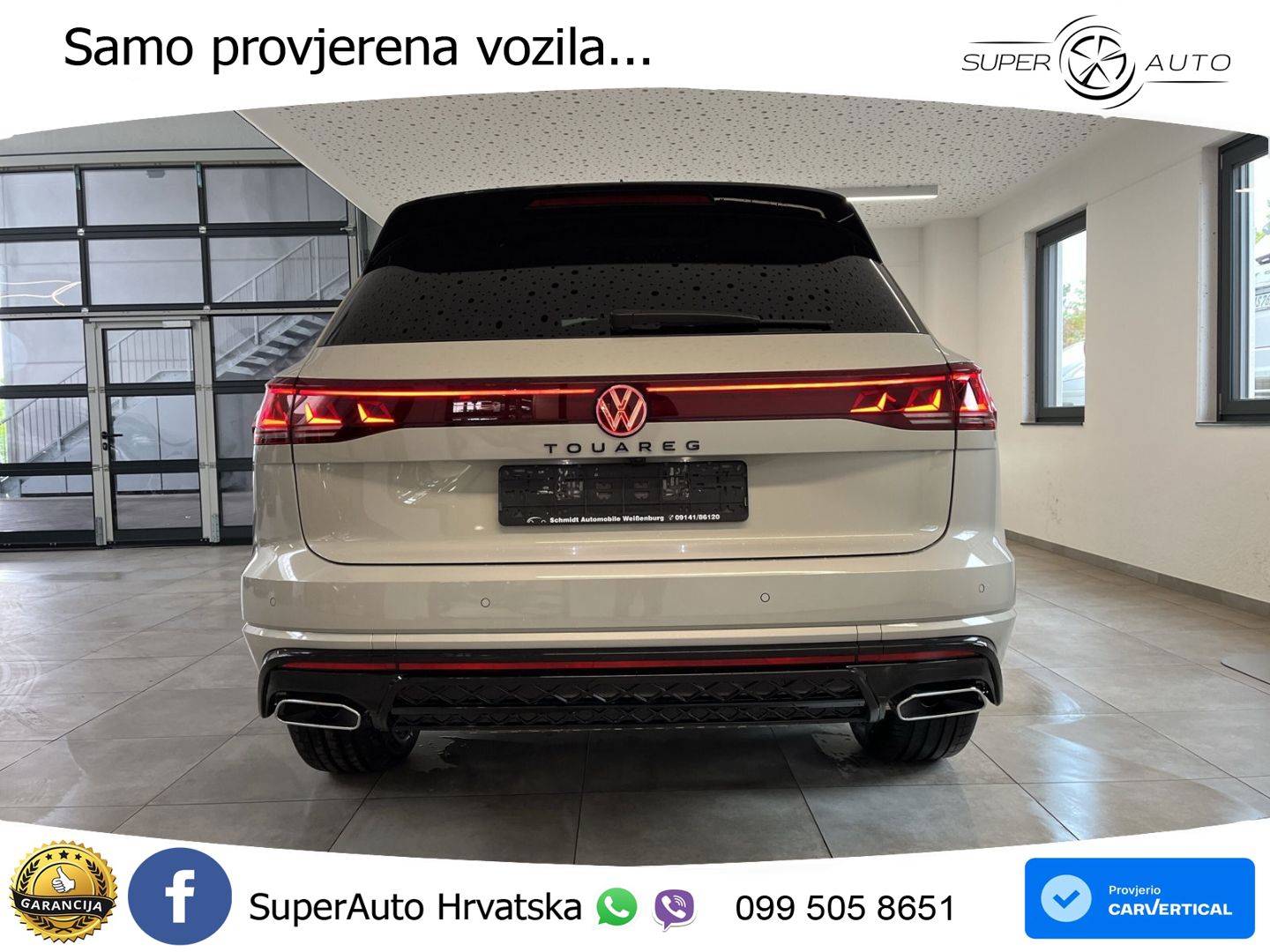 Volkswagen Touareg 3.0 V6 TDI (286 KS) 4MOTION Tiptronic ZRAČNI+ACC+GR SJED+KAM+PANO