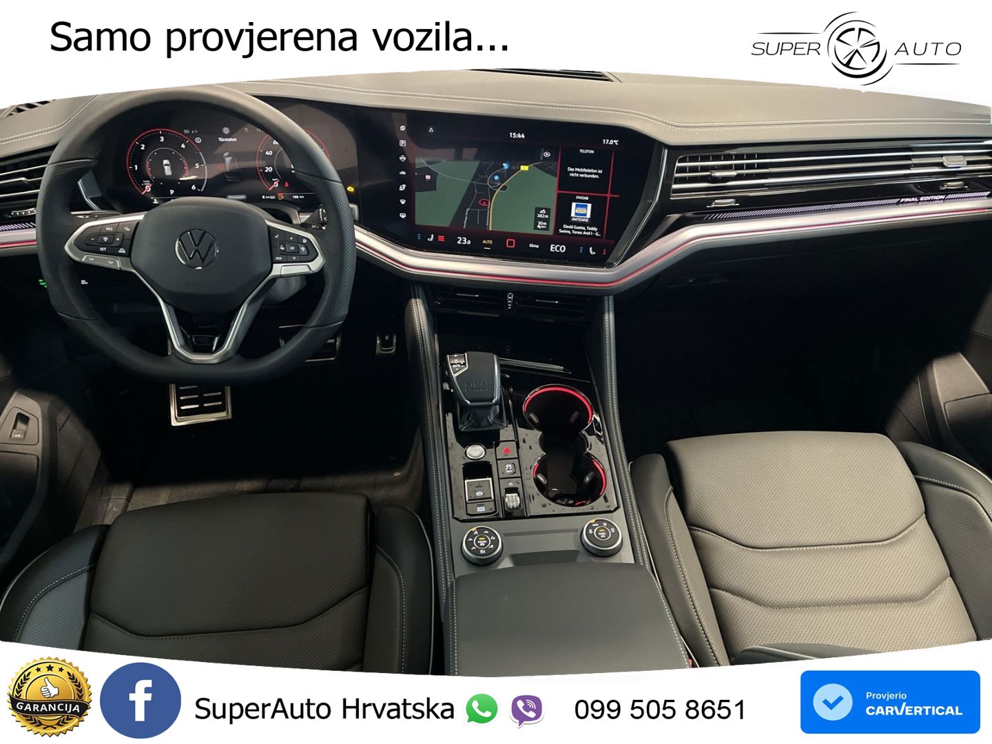 Volkswagen Touareg 3.0 V6 TDI (286 KS) 4MOTION Tiptronic ZRAČNI+ACC+GR SJED+KAM+PANO