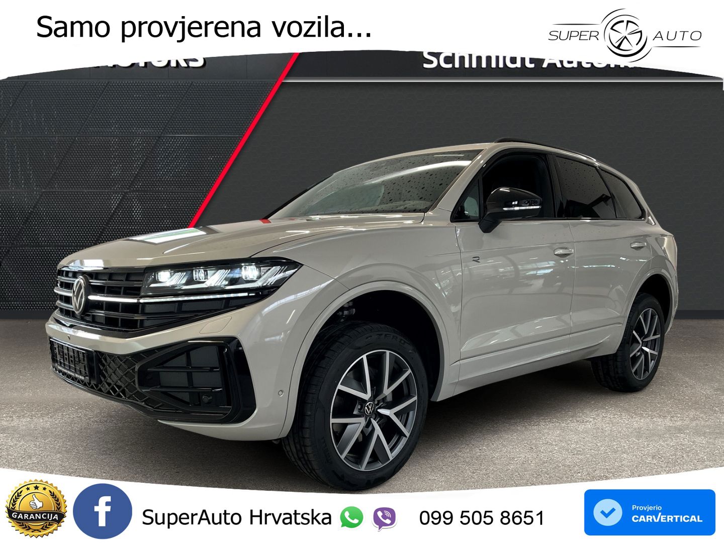 Volkswagen Touareg 3.0 V6 TDI (286 KS) 4MOTION Tiptronic ZRAČNI+ACC+GR SJED+KAM+PANO