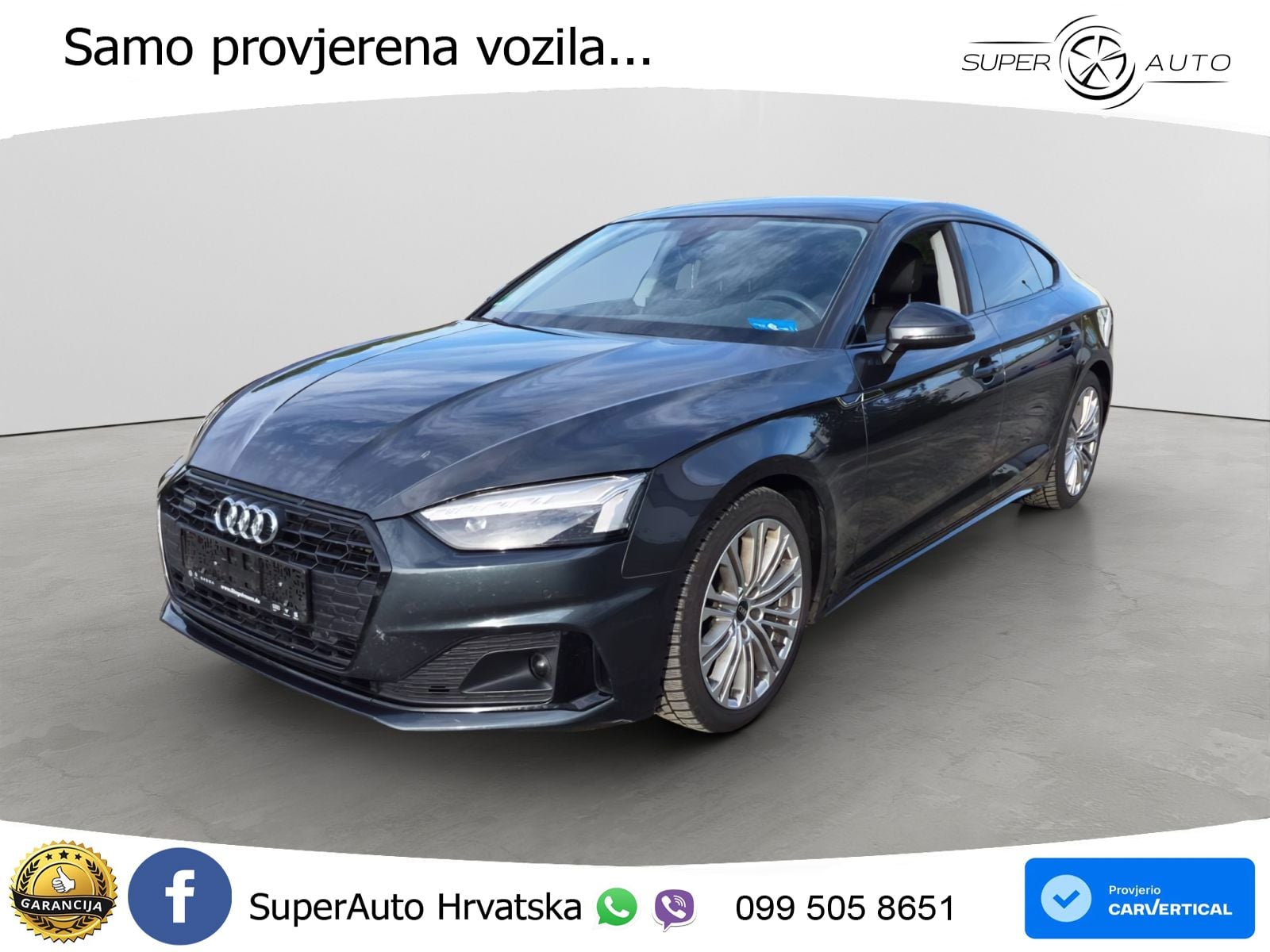 Audi A5 Sportback 40 TDI (204 KS) quattro S tronic MATRIX+GR SJED+KAM