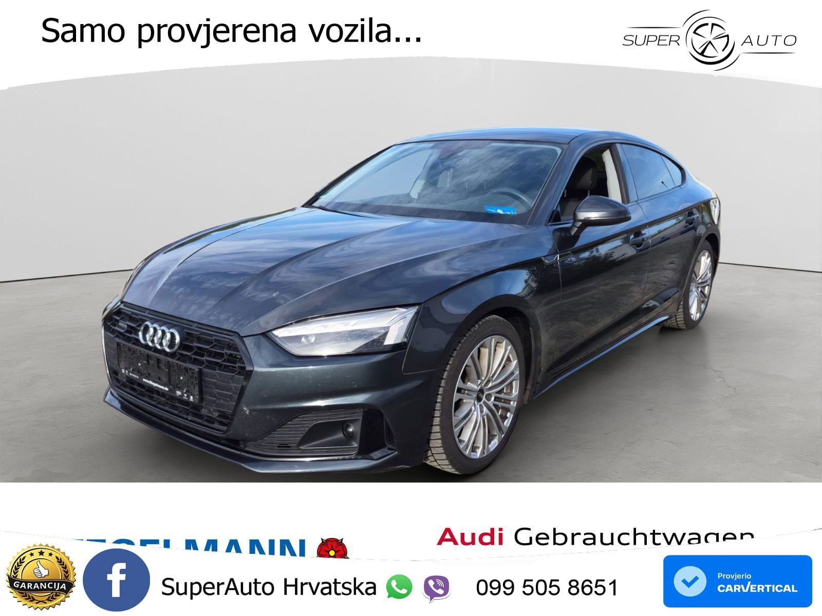 Audi A5 Sportback 40 TDI (204 KS) quattro S tronic MATRIX+GR SJED+KAM