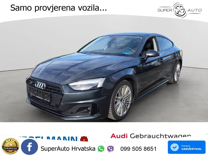 Audi A5 Sportback 40 TDI (204 KS) quattro S tronic MATRIX+GR SJED+KAM