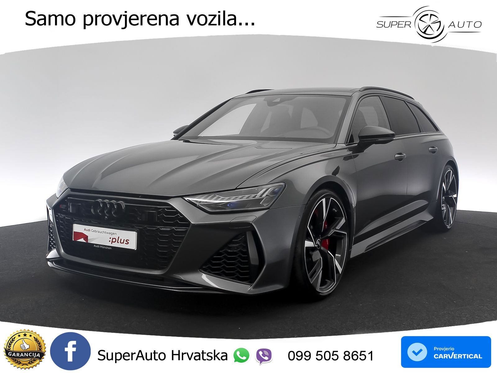 Audi RS6 Avant 4.0 TFSI V8 (600 KS) quattro Tiptronic LED+GR SJED+ACC
