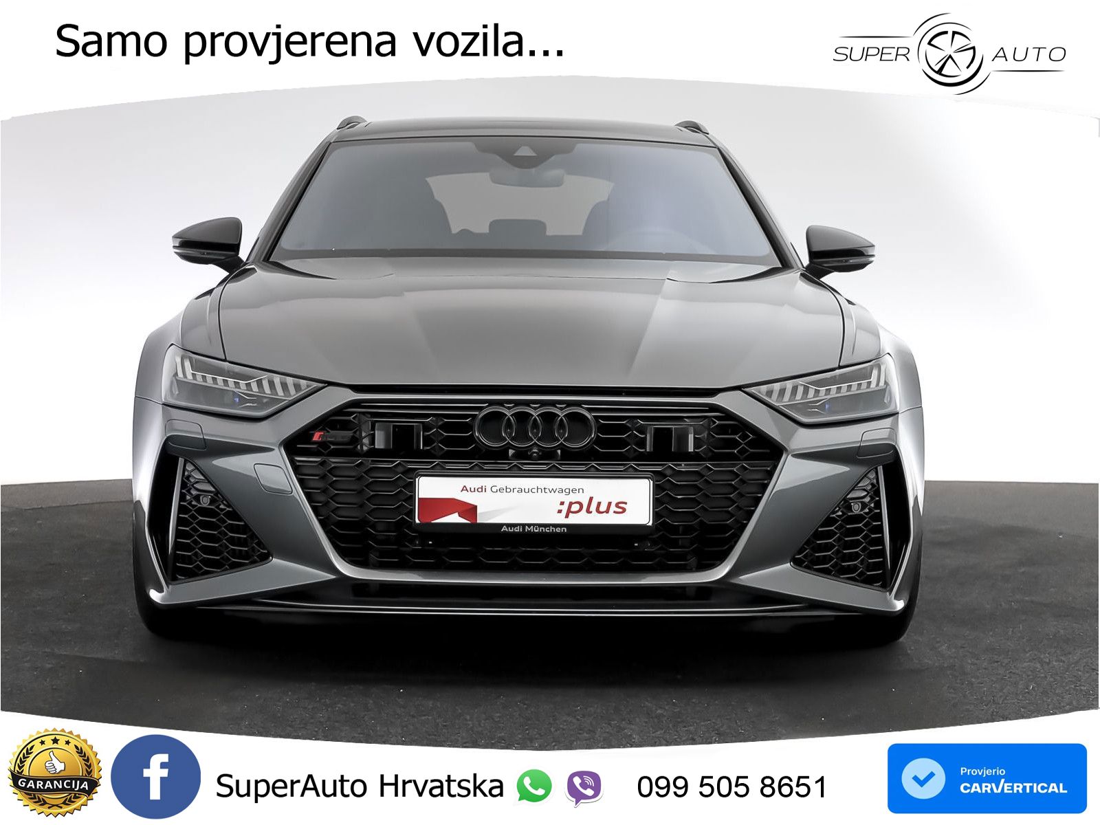 Audi RS6 Avant 4.0 TFSI V8 (600 KS) quattro Tiptronic LED+GR SJED+ACC