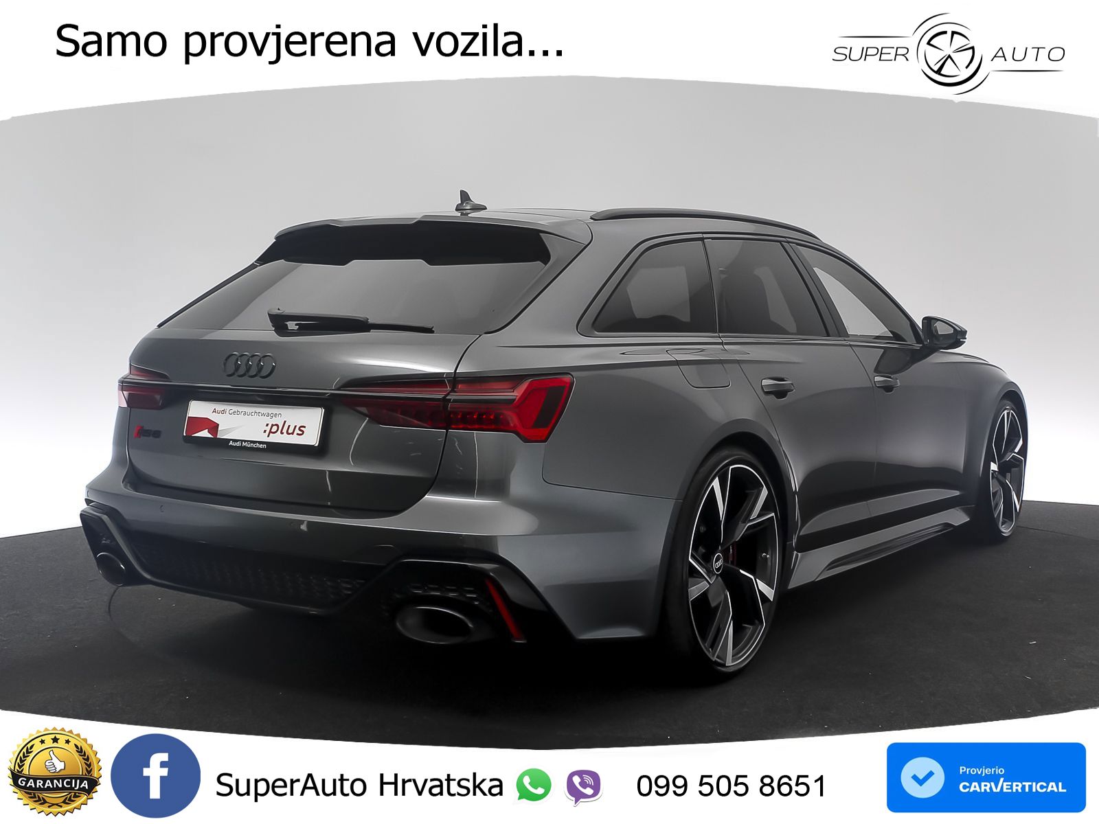 Audi RS6 Avant 4.0 TFSI V8 (600 KS) quattro Tiptronic LED+GR SJED+ACC