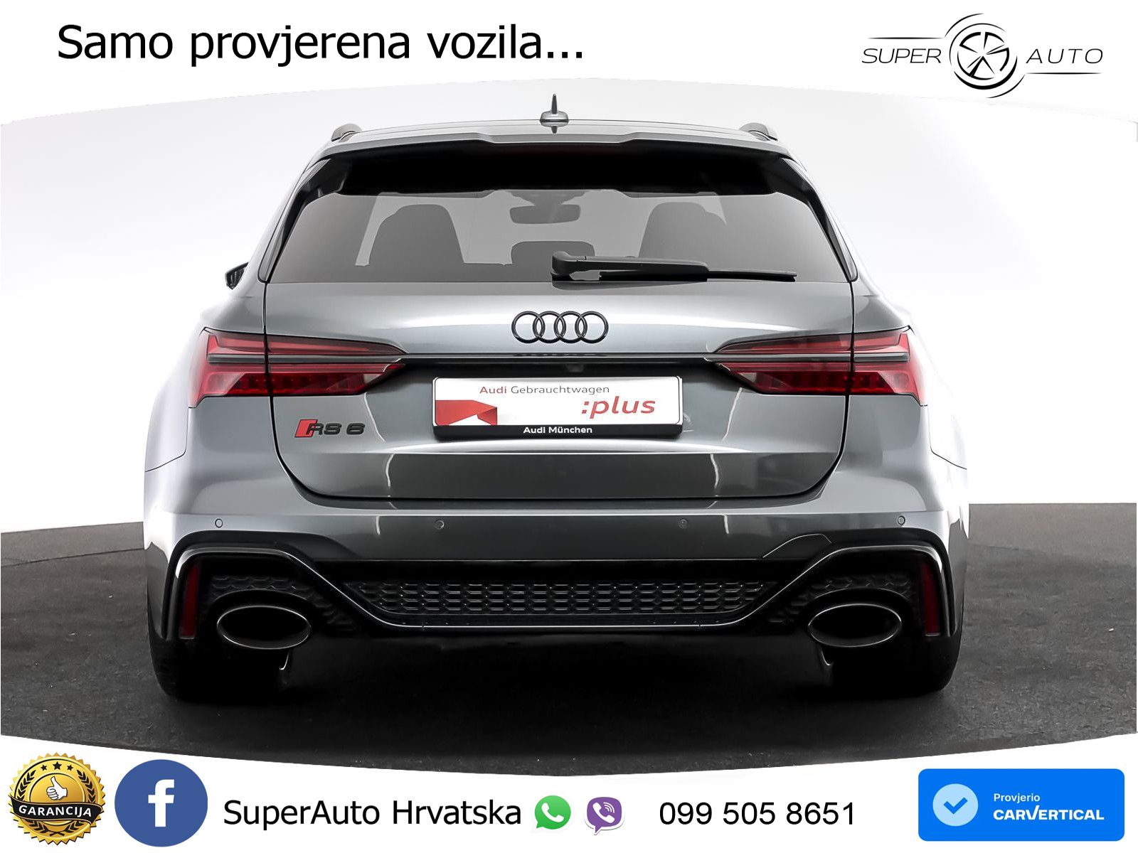 Audi RS6 Avant 4.0 TFSI V8 (600 KS) quattro Tiptronic LED+GR SJED+ACC