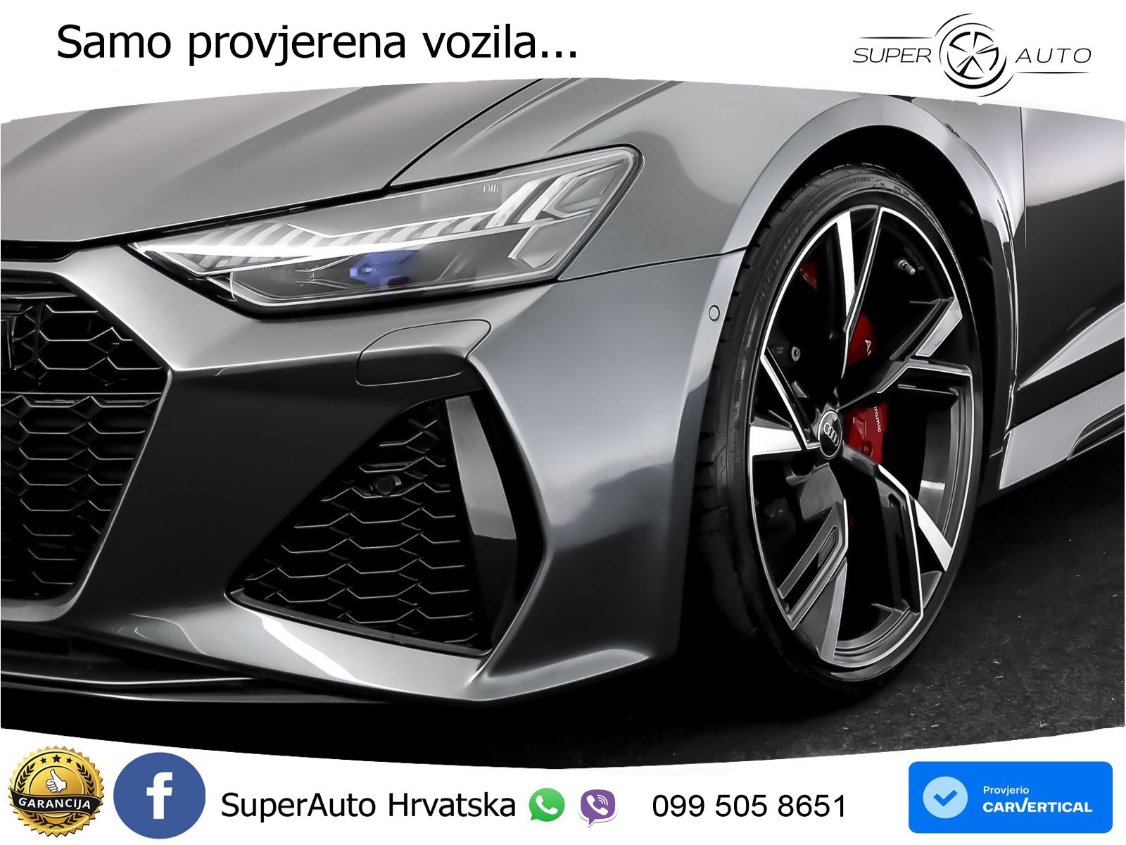 Audi RS6 Avant 4.0 TFSI V8 (600 KS) quattro Tiptronic LED+GR SJED+ACC