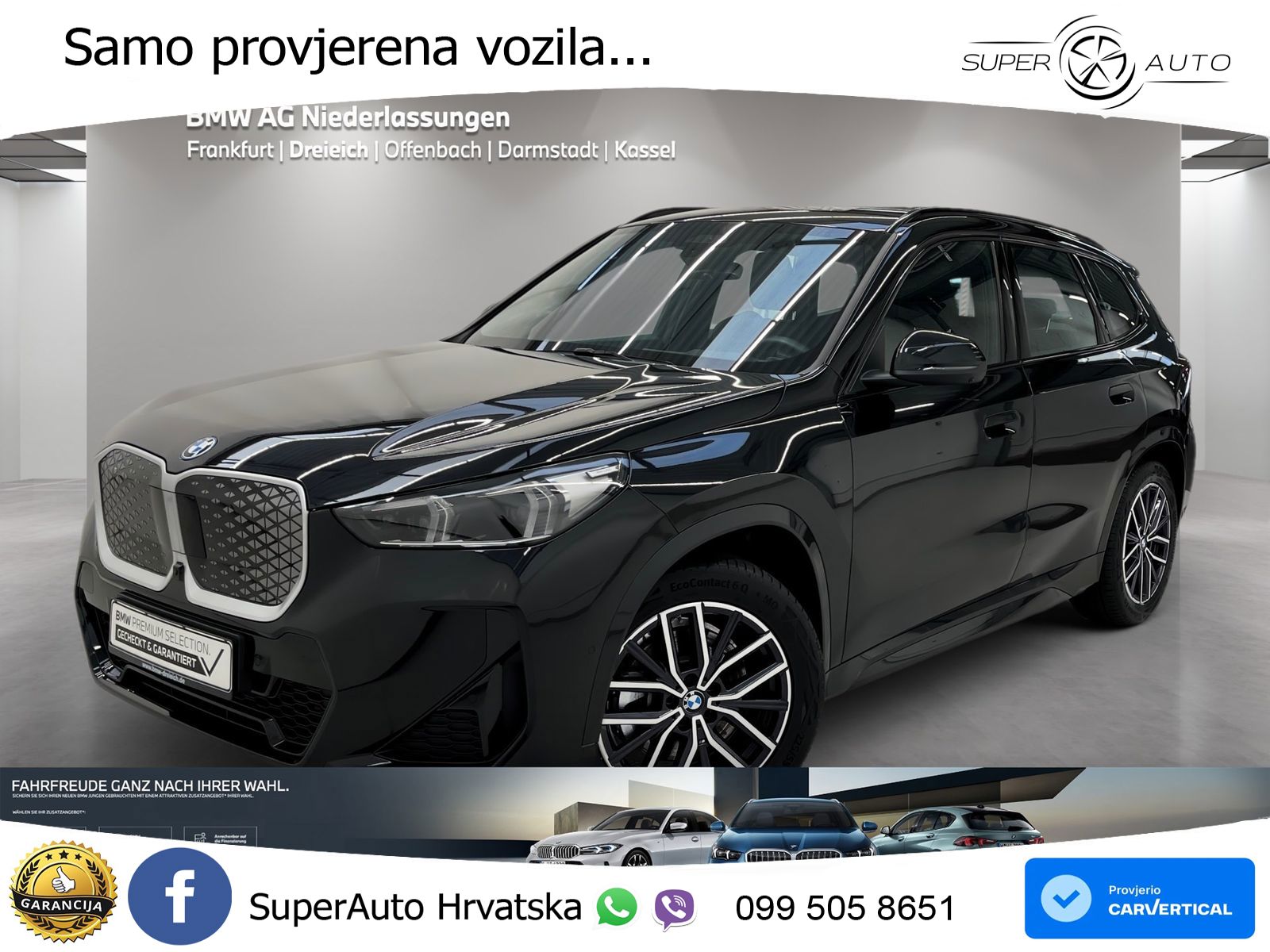 BMW iX1 68 kWh (313 KS) xDrive30 M Sport LED+GR SJED+ACC