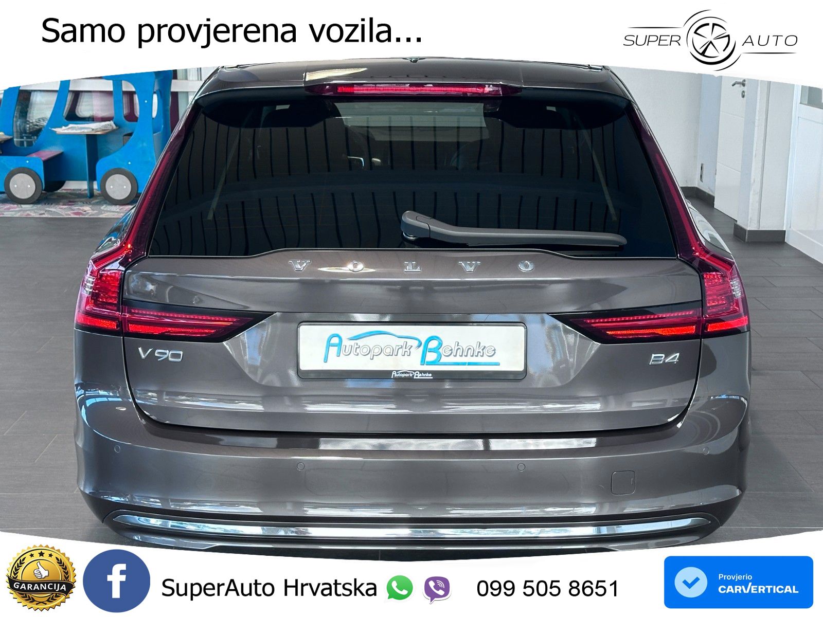 Volvo V90 2.0 B4 Diesel Geartronic LED+GR SJED+ACC