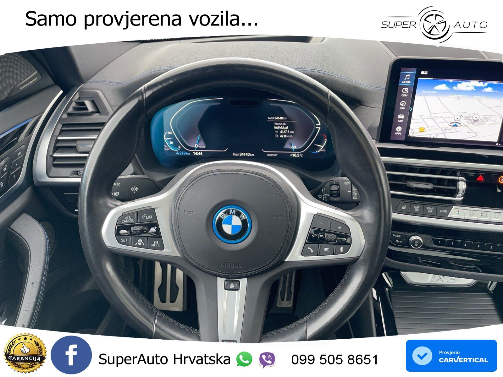 BMW iX3 80 kWh (286 KS) M Sport LED+GR SJED+ACC