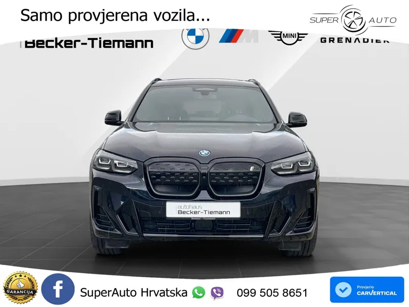 BMW iX3 80 kWh (286 KS) M Sport LED+GR SJED+ACC