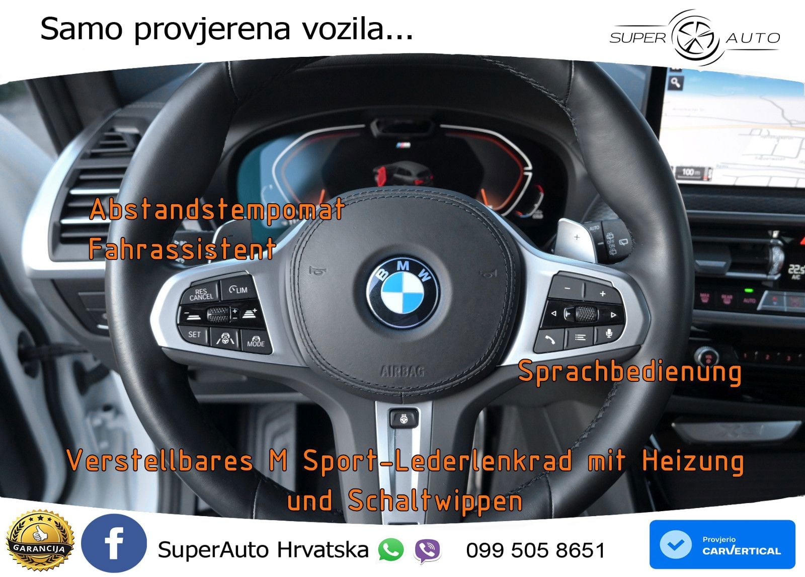 BMW X3 30d xDrive Steptronic M Sport LED+GR SJED+ACC