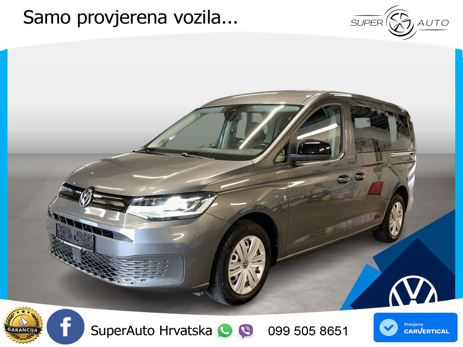 Volkswagen Caddy Maxi 1.5 TSI DSG Basis AUT Kam. LED Navi 114 KS