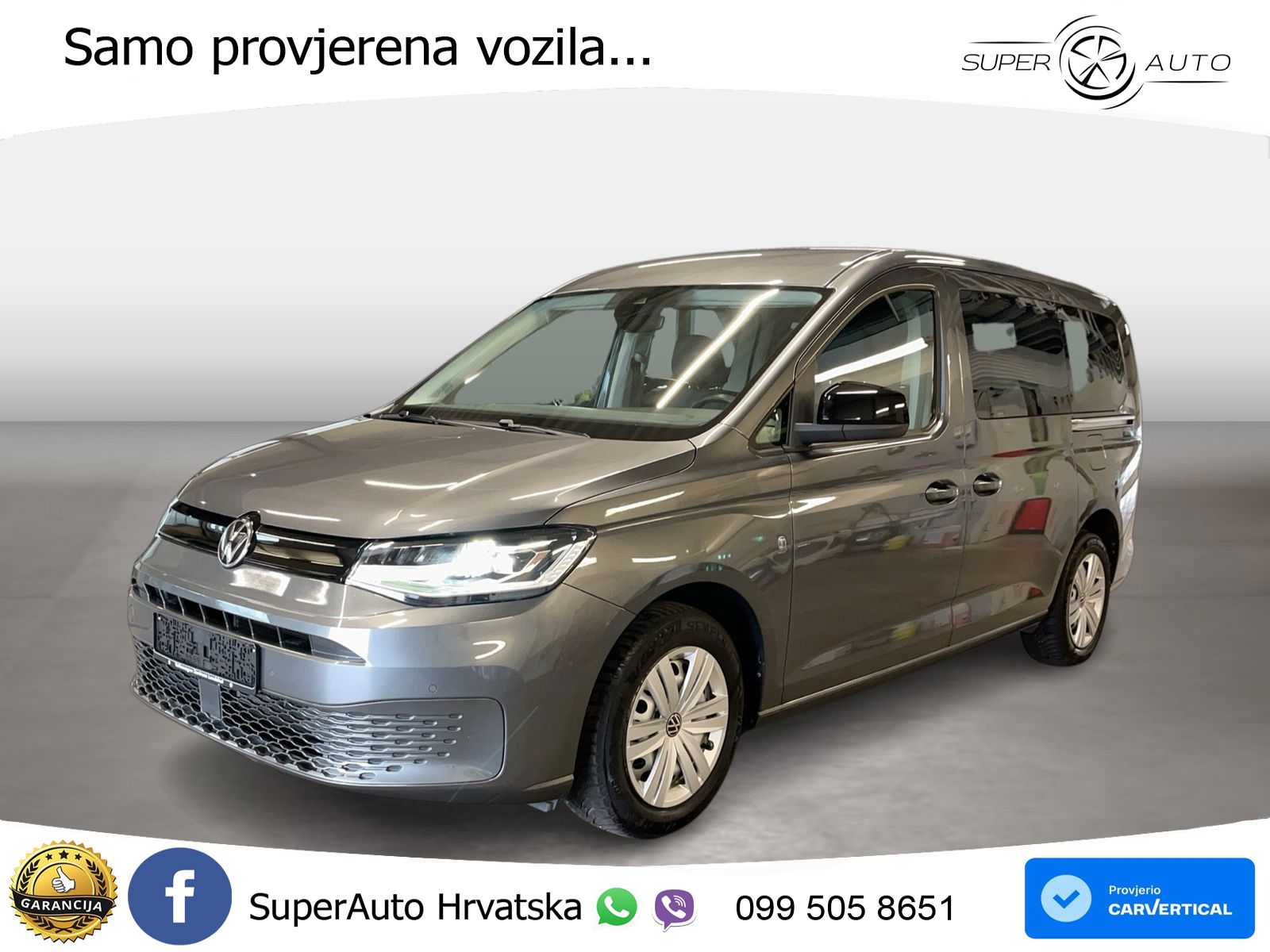 Volkswagen Caddy Maxi 1.5 TSI DSG Basis AUT Kam. LED Navi 114 KS