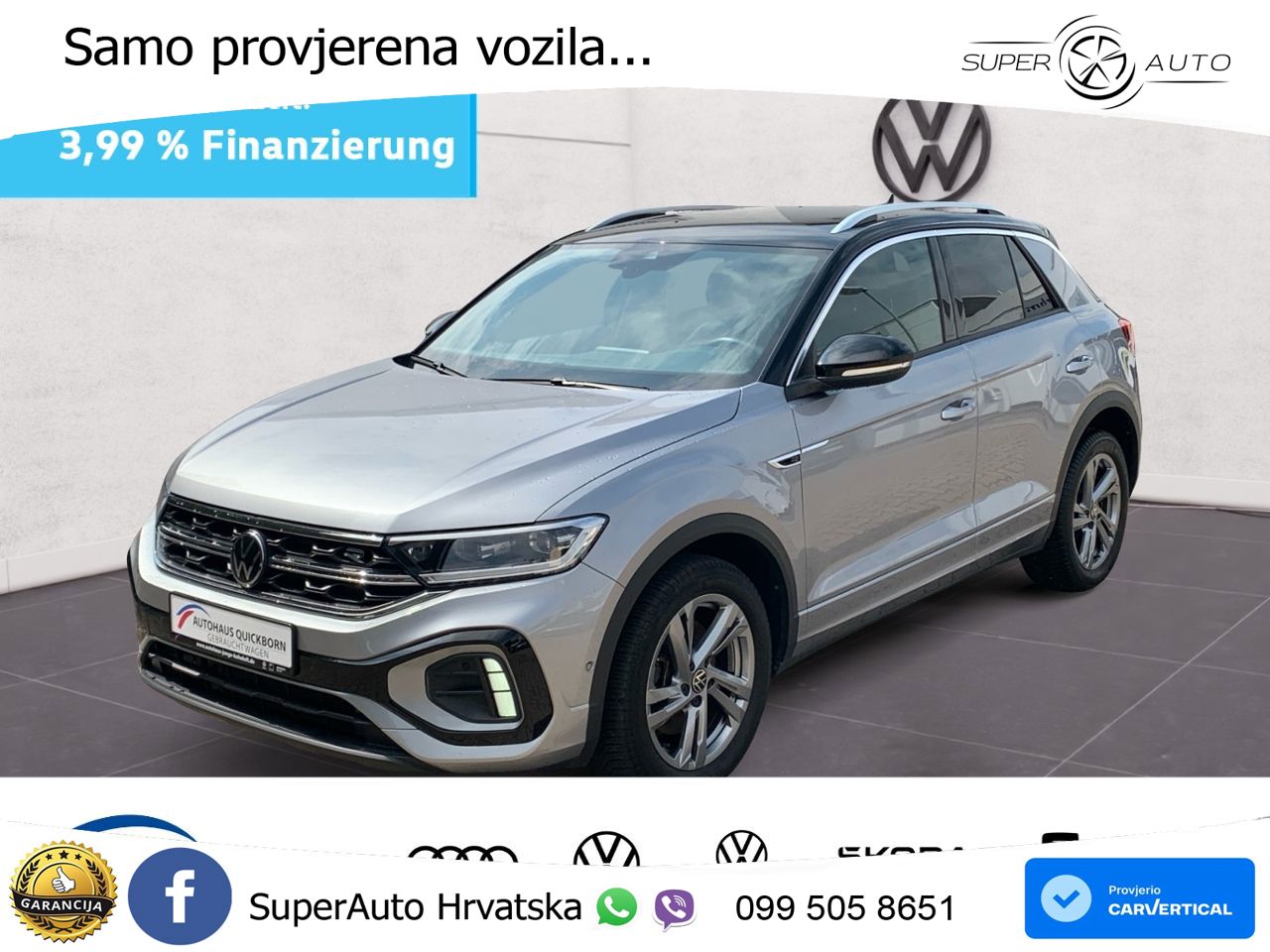 Volkswagen T-Roc I 2.0 TDI (150 KS) DSG LED+GR SJED+ACC
