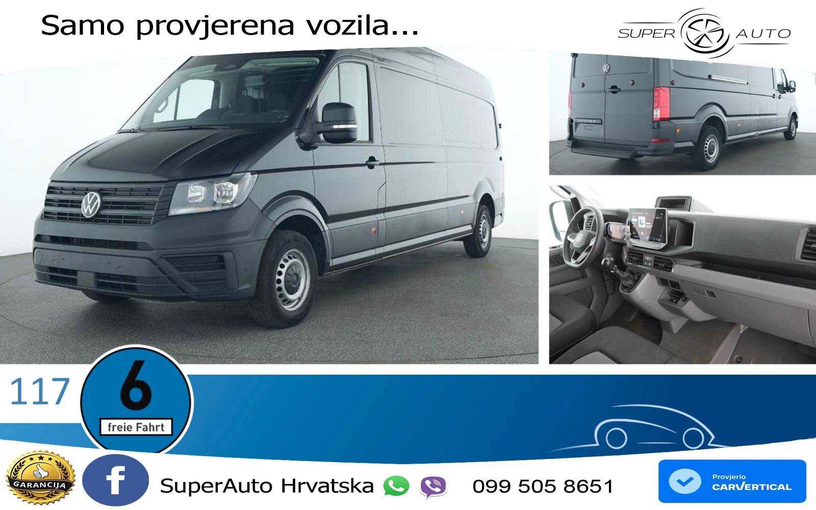 Volkswagen Crafter Kasten 35 LR Hochdach FWD Klima RFK 140 KS