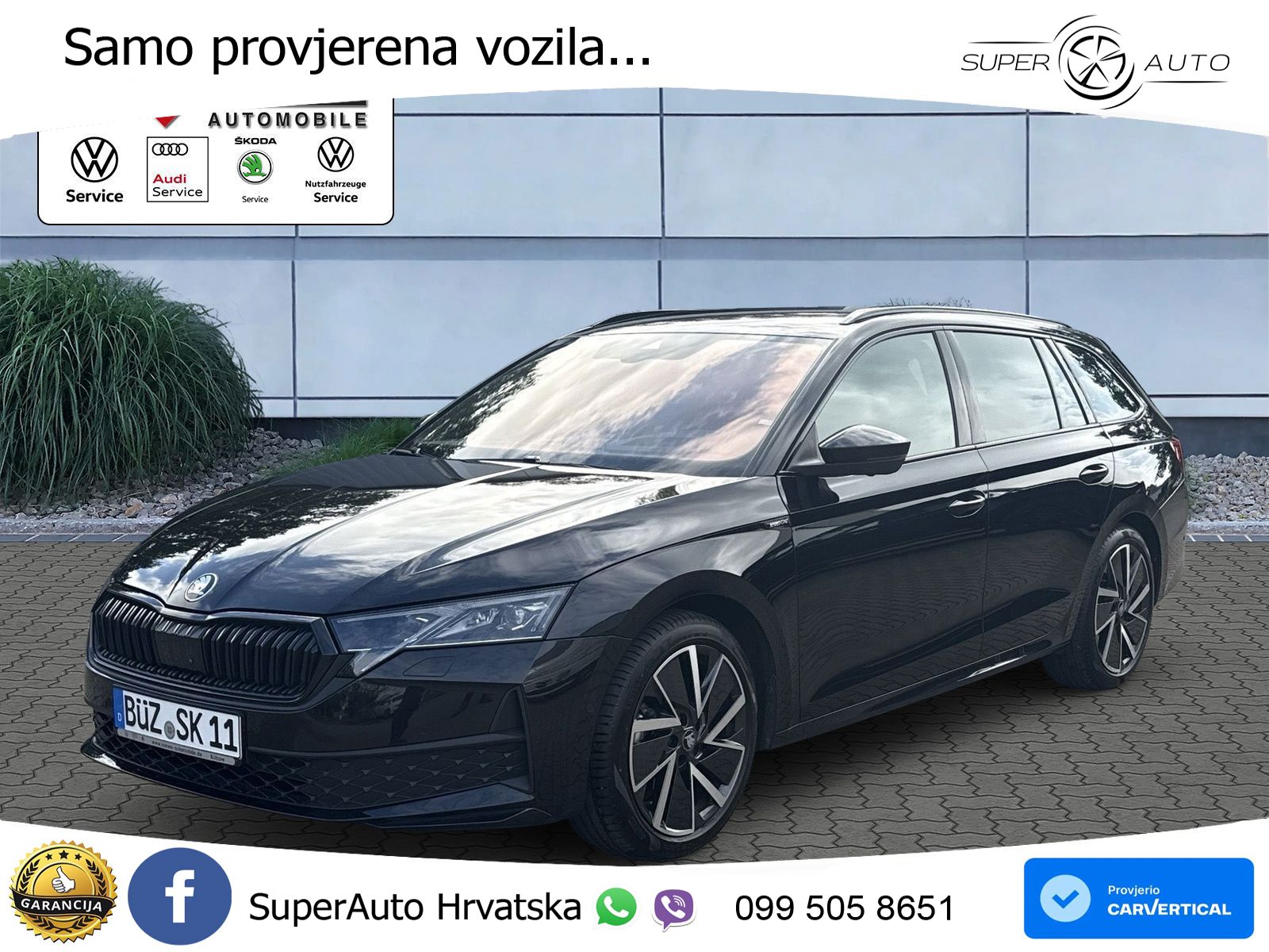Škoda Octavia Combi 1.5 TSI (150 KS) DSG SportLine LED+GR SJED+ACC