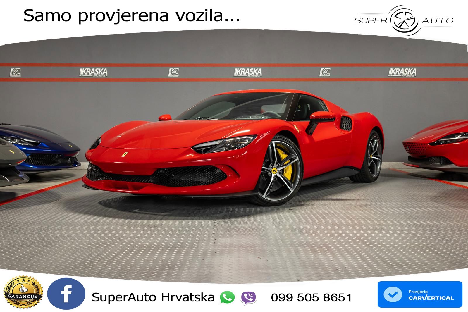Ferrari 296 GTB 3.0 V6 (830 KS) F1 DCT