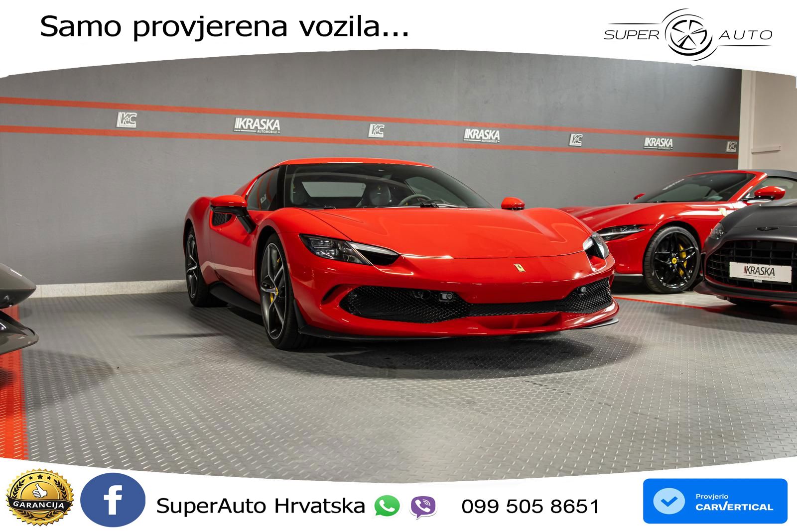 Ferrari 296 GTB 3.0 V6 (830 KS) F1 DCT