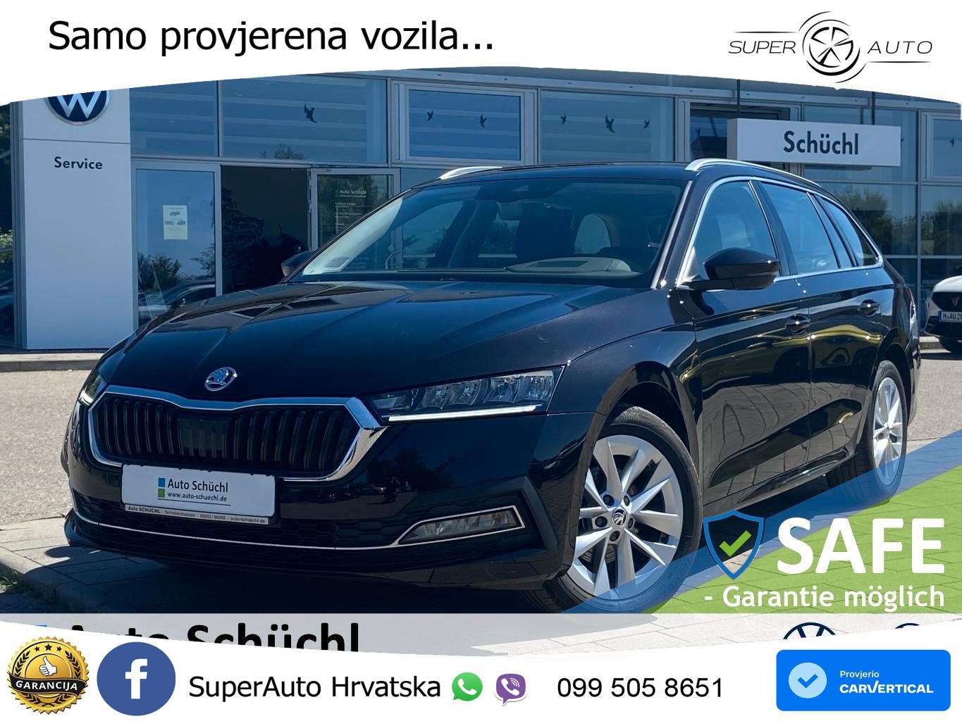 Škoda Octavia Combi 1.5 TSI EVO e-TEC (150 KS) DSG LED+GR SJED+ACC