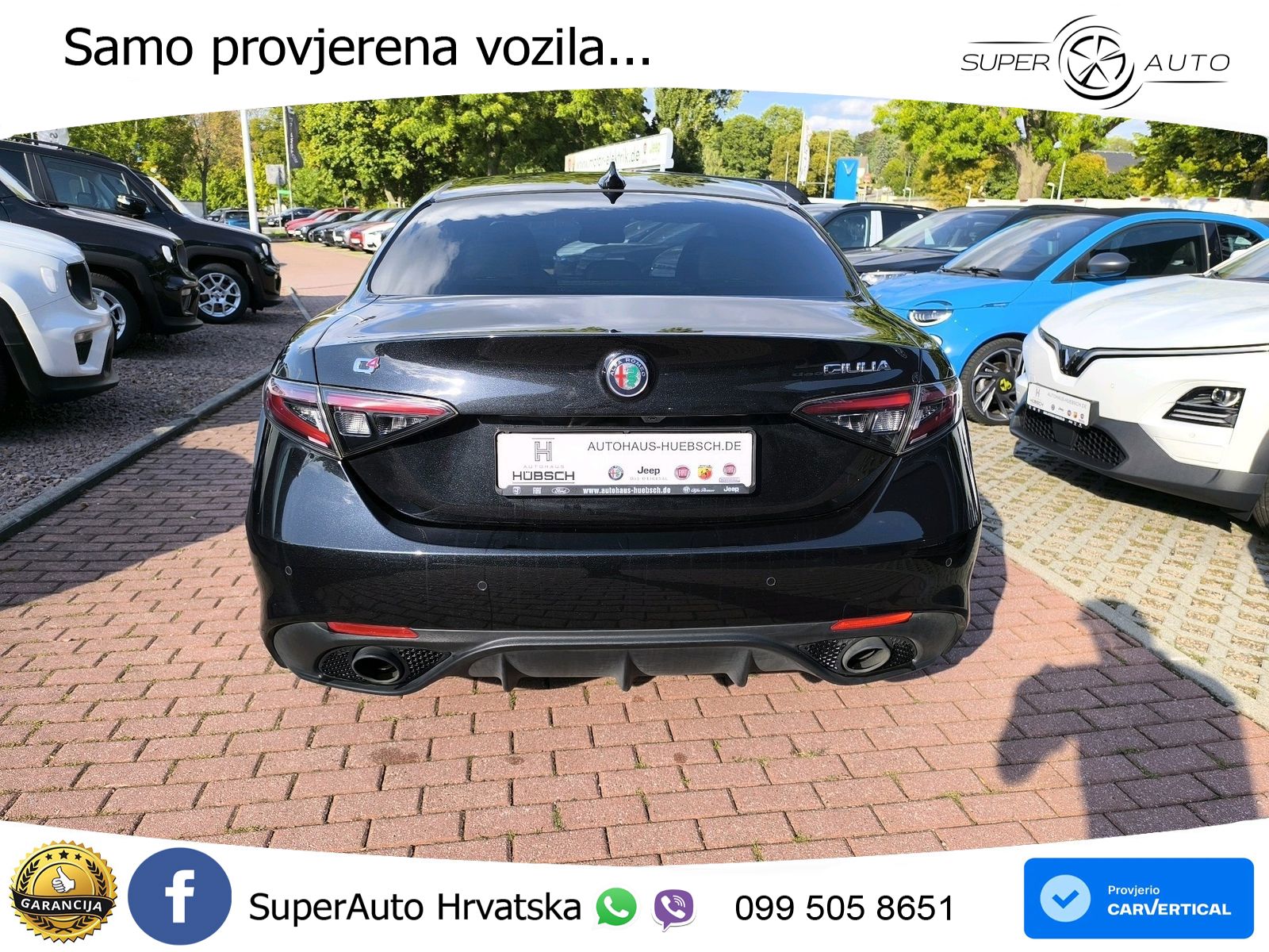 Alfa Romeo Giulia 2.0 Turbo (280 KS) Q4 Automatic LED+GR SJED+ACC