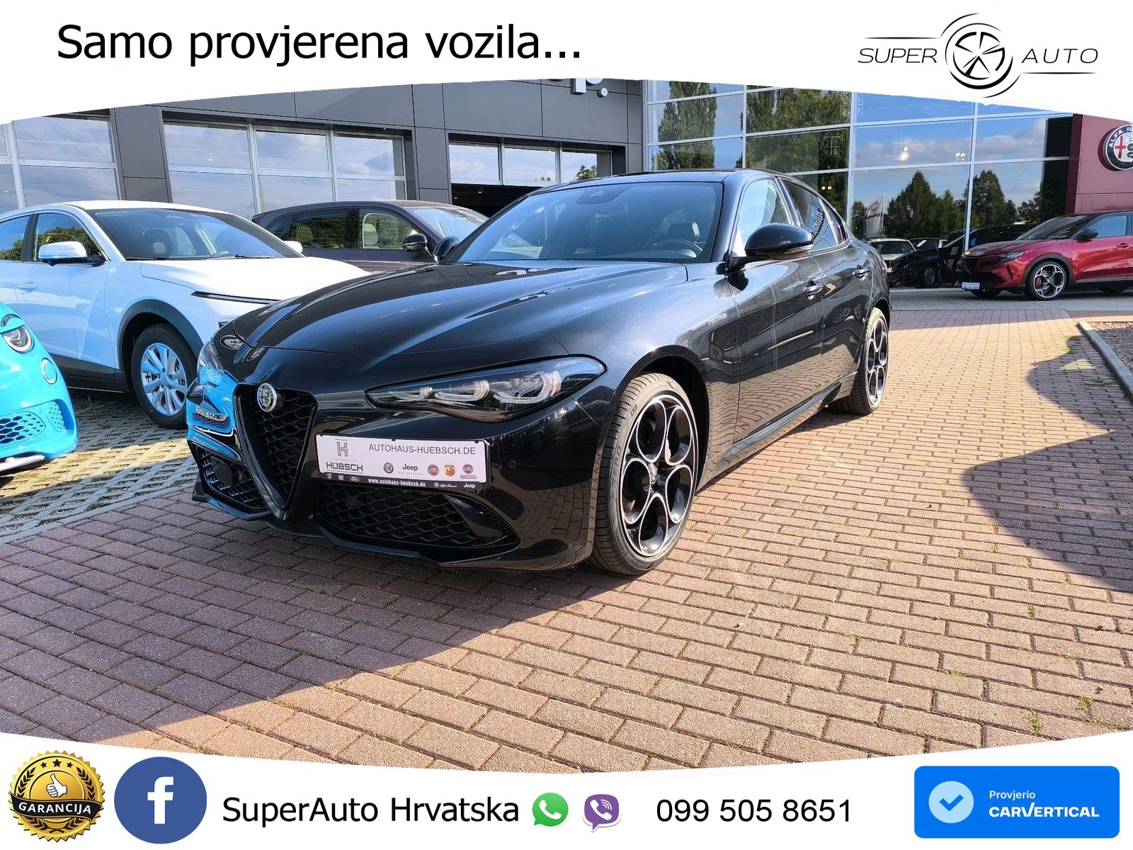 Alfa Romeo Giulia 2.0 Turbo (280 KS) Q4 Automatic LED+GR SJED+ACC