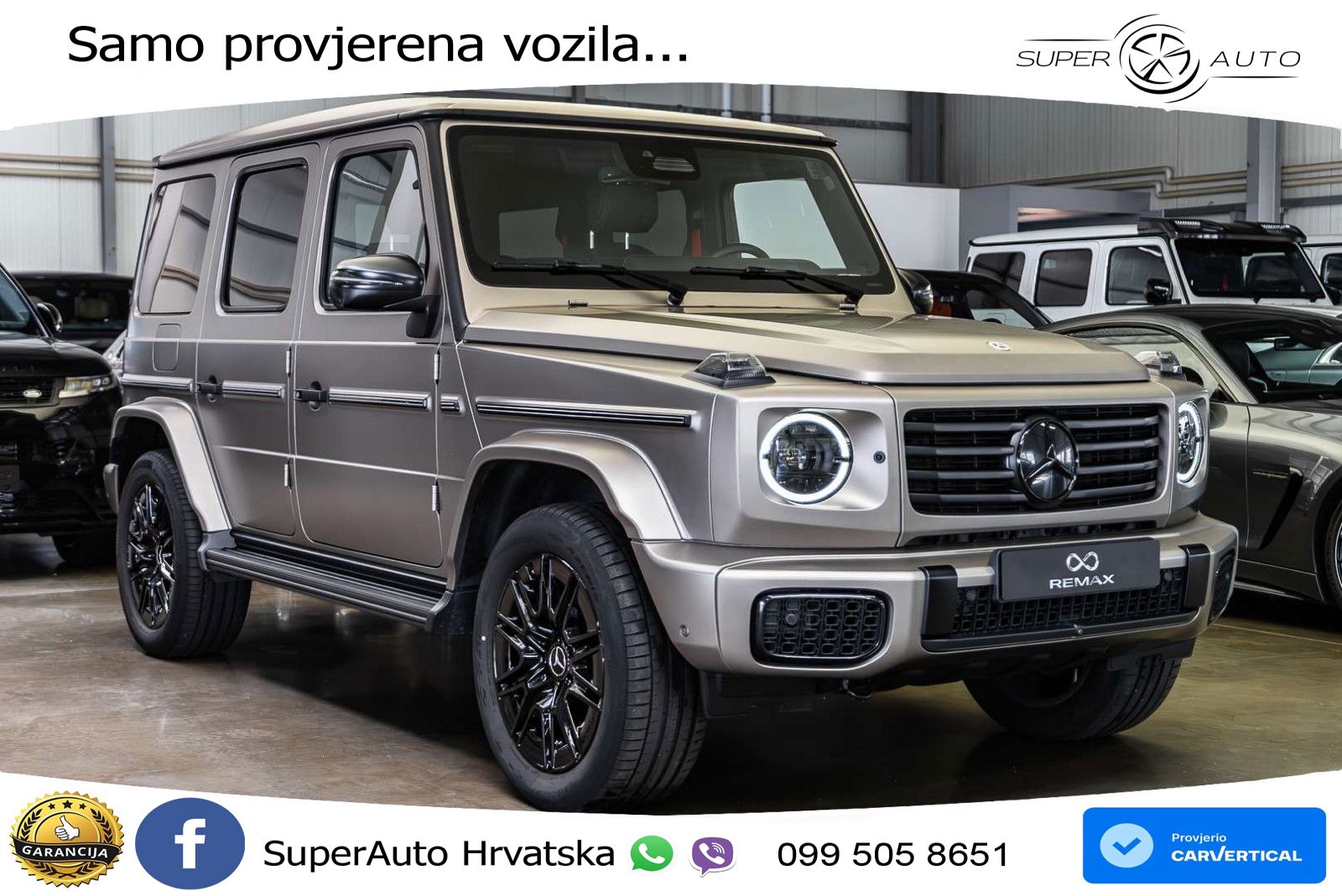 Mercedes G 450d Long (367 KS) 4MATIC 9G-TRONIC AMG ACC+GR SJED+360+PANO