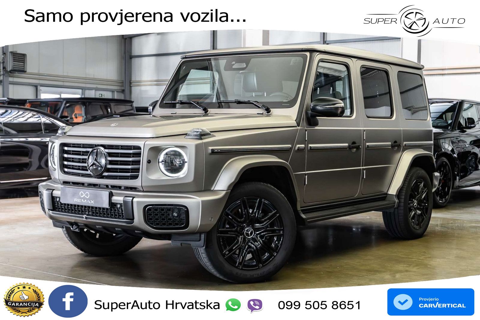 Mercedes G 450d Long (367 KS) 4MATIC 9G-TRONIC AMG ACC+GR SJED+360+PANO