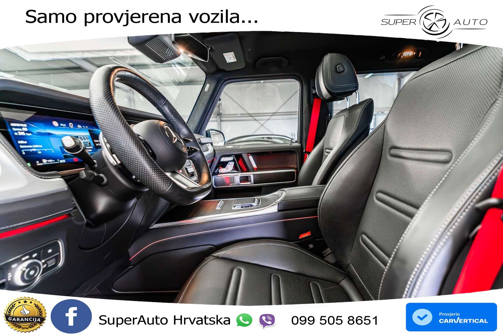 Mercedes G 450d Long (367 KS) 4MATIC 9G-TRONIC AMG ACC+GR SJED+360+PANO