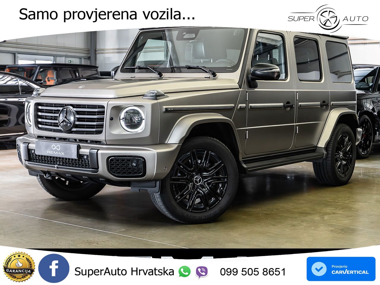 Mercedes G 450d Long (367 KS) 4MATIC 9G-TRONIC AMG ACC+GR SJED+360+PANO