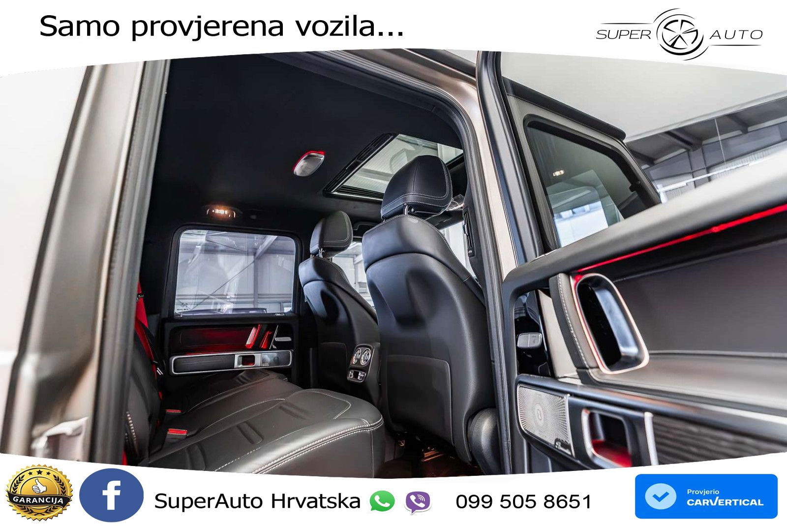 Mercedes G 450d Long (367 KS) 4MATIC 9G-TRONIC AMG ACC+GR SJED+360+PANO
