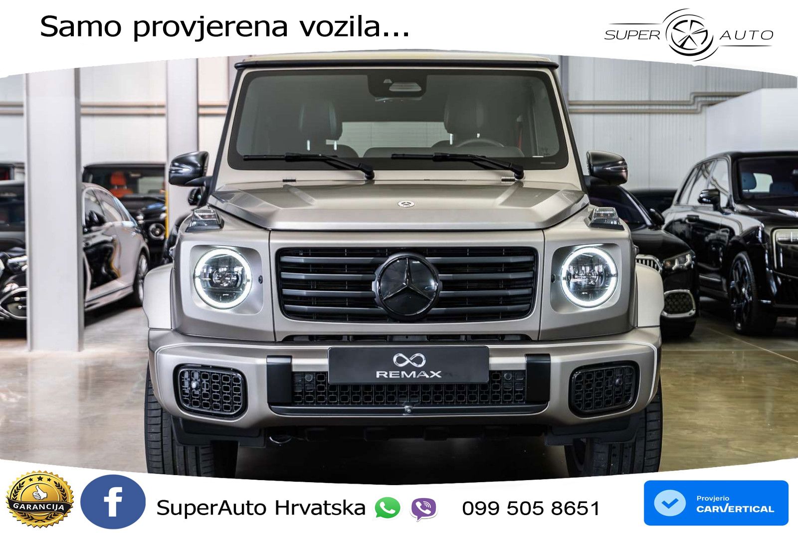 Mercedes G 450d Long (367 KS) 4MATIC 9G-TRONIC AMG ACC+GR SJED+360+PANO