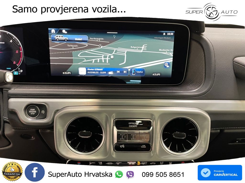 Mercedes G 450d Long (367 KS) 4MATIC 9G-TRONIC Exclusive LED+GR SJED+ACC
