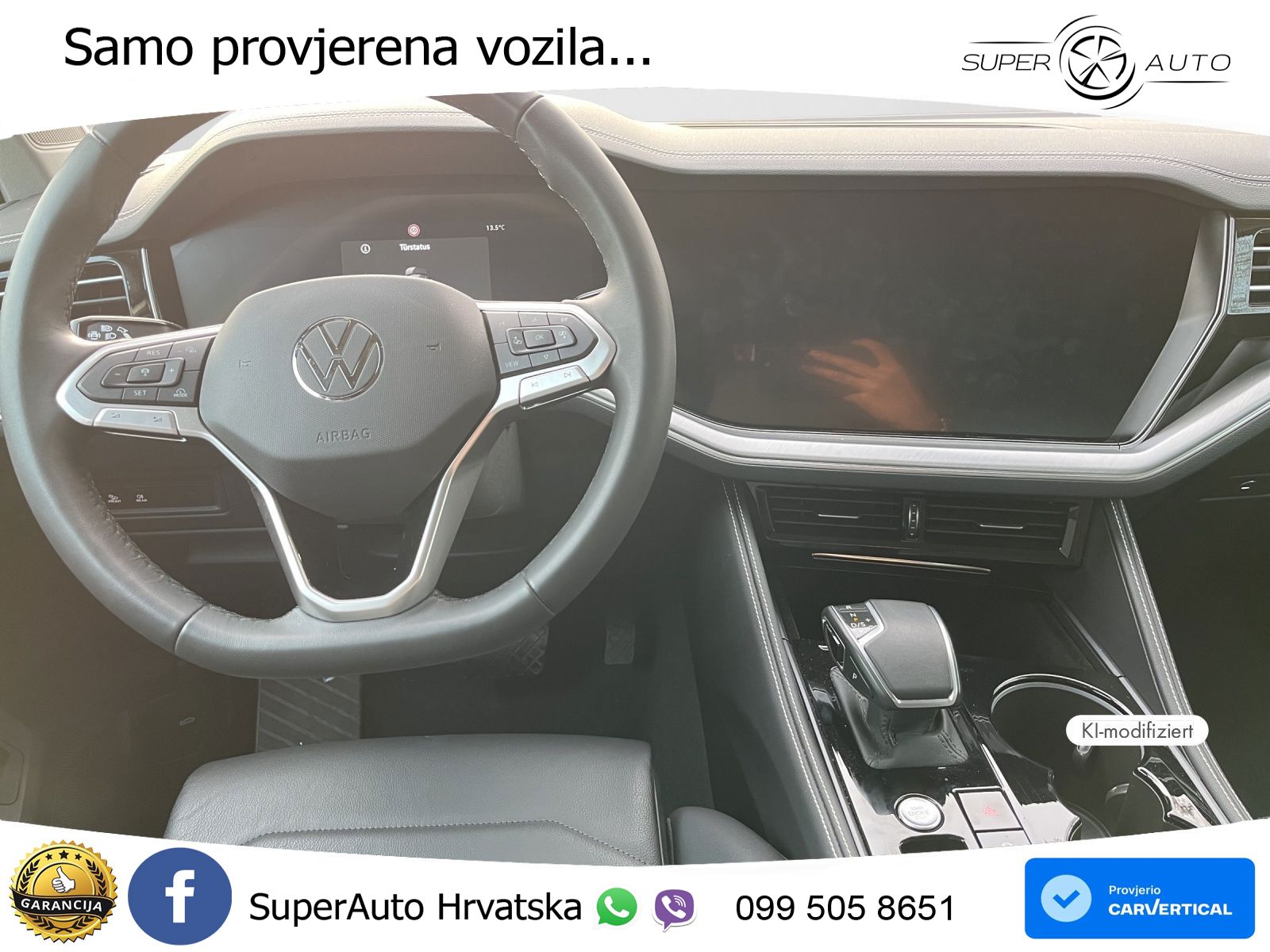 Volkswagen Touareg 3.0 V6 TDI (286 KS) 4MOTION Tiptronic ZRAČNI+ACC+4xGR SJED+KAM