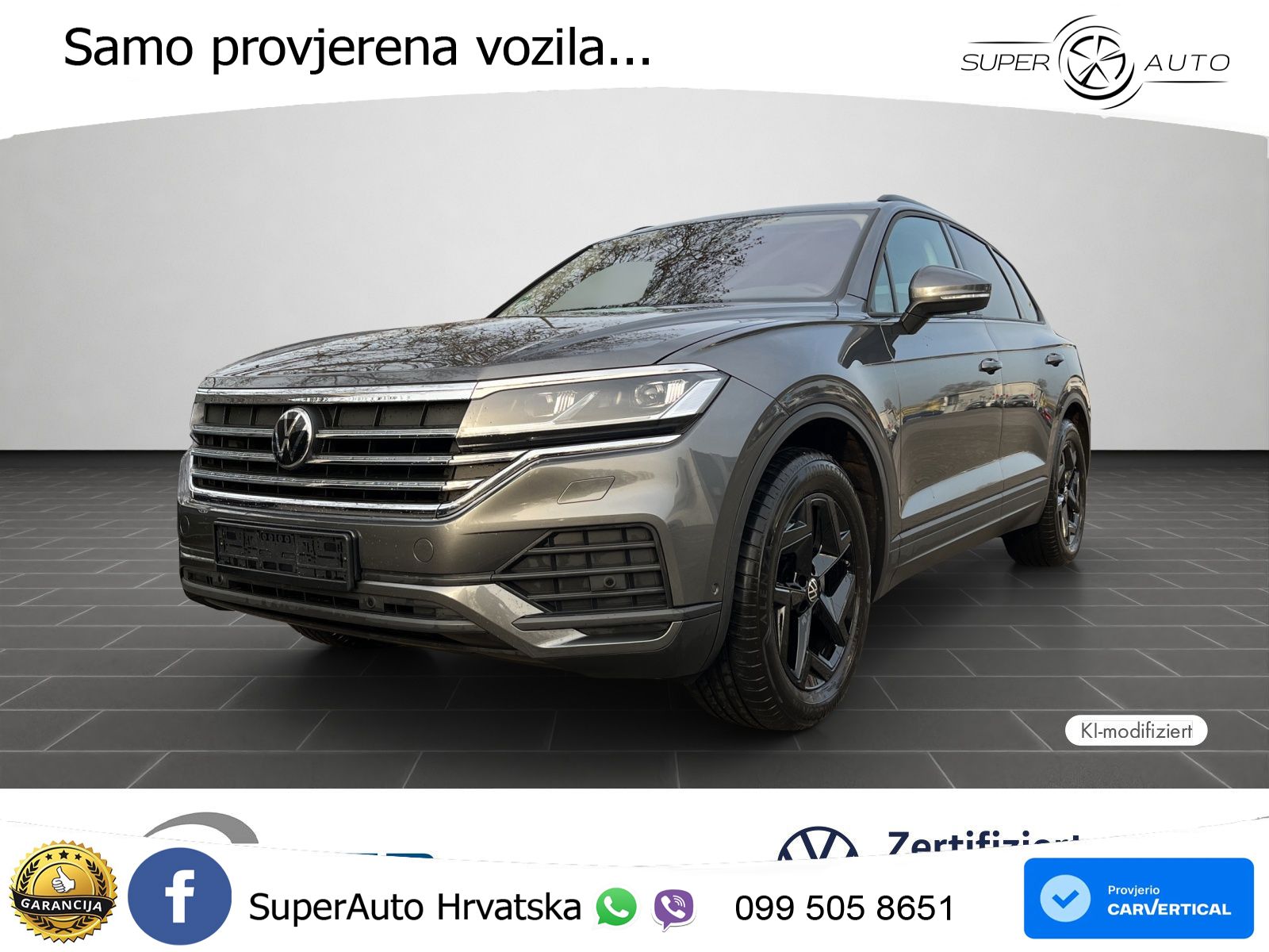 Volkswagen Touareg 3.0 V6 TDI (286 KS) 4MOTION Tiptronic ZRAČNI+ACC+4xGR SJED+KAM