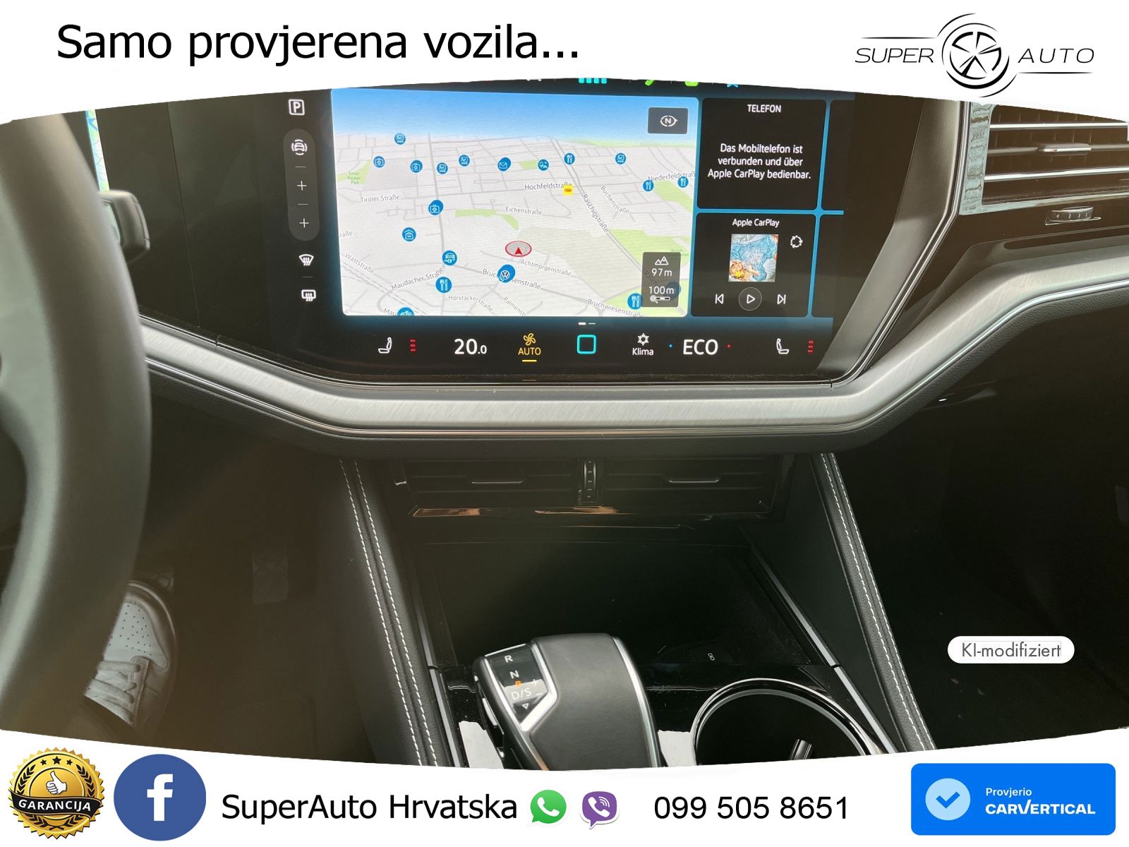 Volkswagen Touareg 3.0 V6 TDI (286 KS) 4MOTION Tiptronic ZRAČNI+ACC+4xGR SJED+KAM